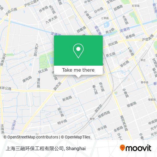 上海三融环保工程有限公司 map