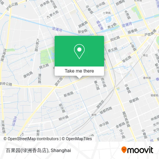 百果园(绿洲香岛店) map