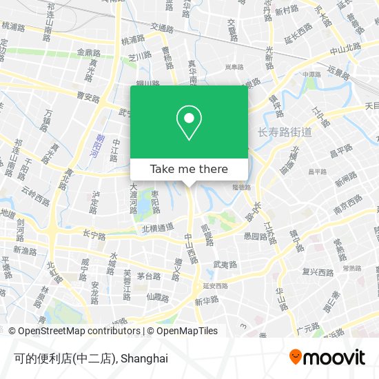 可的便利店(中二店) map