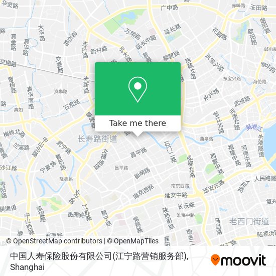 中国人寿保险股份有限公司(江宁路营销服务部) map