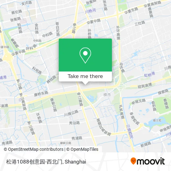 松港1088创意园-西北门 map