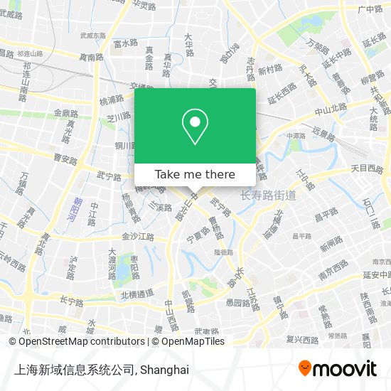 上海新域信息系统公司 map