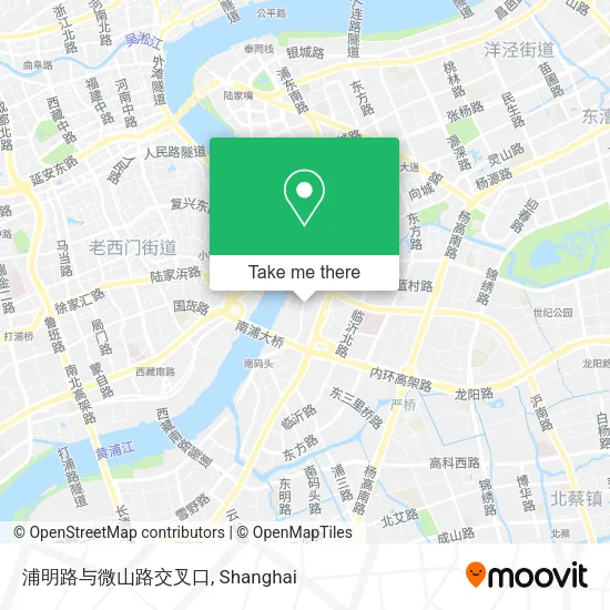 浦明路与微山路交叉口 map