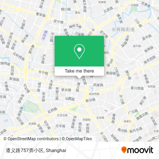 遵义路757弄小区 map