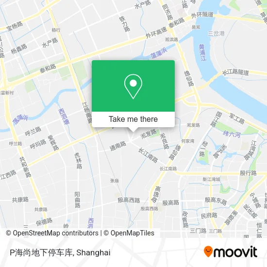 P海尚地下停车库 map