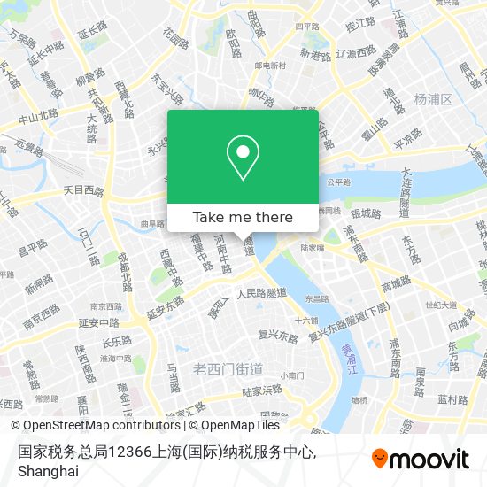 国家税务总局12366上海(国际)纳税服务中心 map