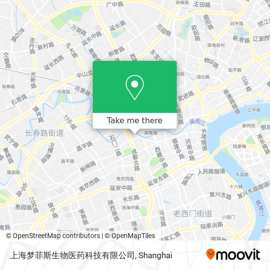 上海梦菲斯生物医药科技有限公司 map
