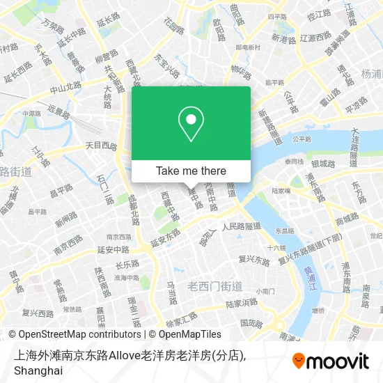 上海外滩南京东路Allove老洋房老洋房(分店) map