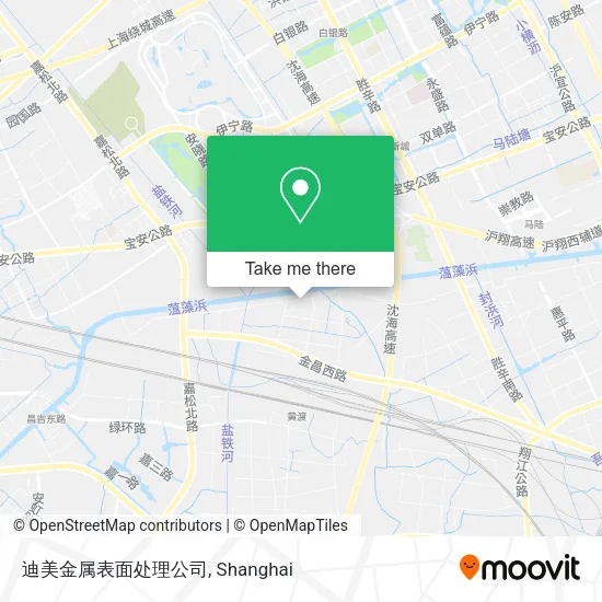 迪美金属表面处理公司 map