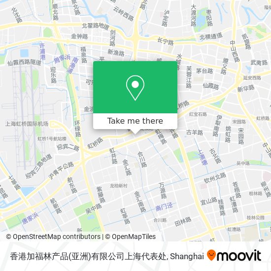 香港加福林产品(亚洲)有限公司上海代表处 map