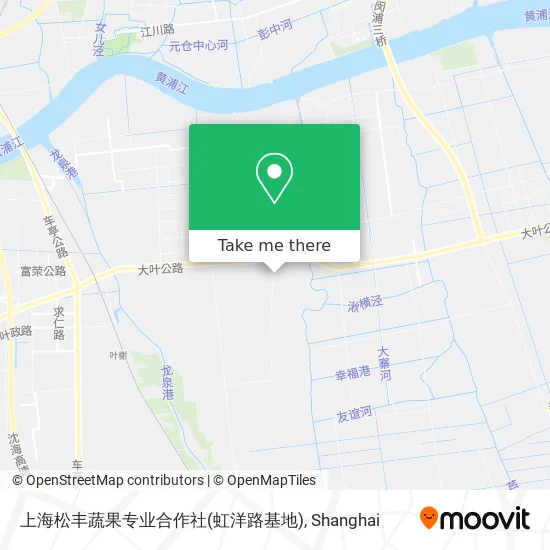 上海松丰蔬果专业合作社(虹洋路基地) map