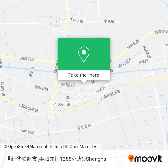 世纪华联超市(奉城东门1288分店) map