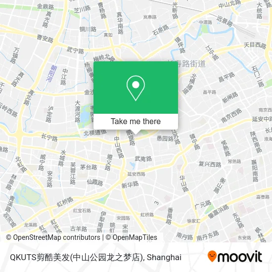 QKUTS剪酷美发(中山公园龙之梦店) map