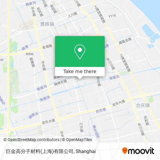 巨金高分子材料(上海)有限公司 map