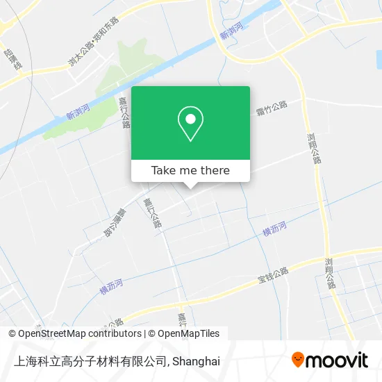 上海科立高分子材料有限公司 map
