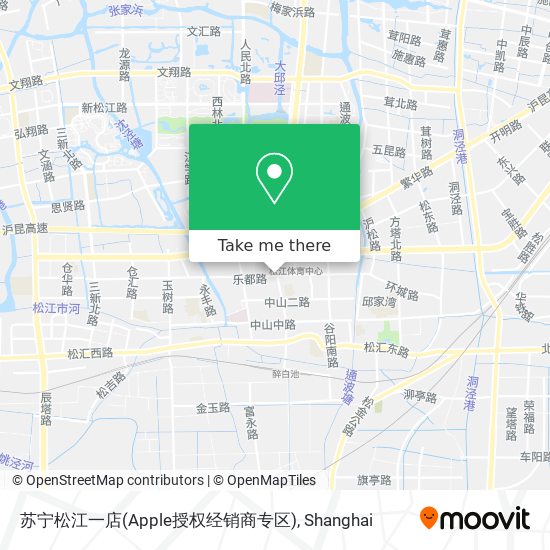 苏宁松江一店(Apple授权经销商专区) map