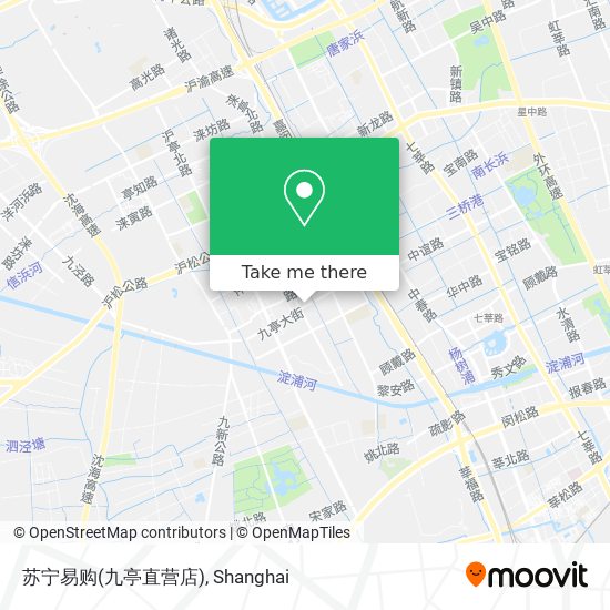 苏宁易购(九亭直营店) map