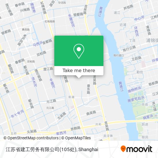 江苏省建工劳务有限公司(105处) map