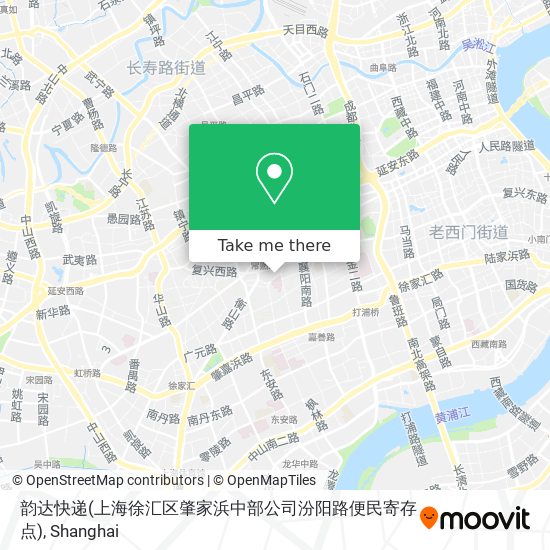 韵达快递(上海徐汇区肇家浜中部公司汾阳路便民寄存点) map