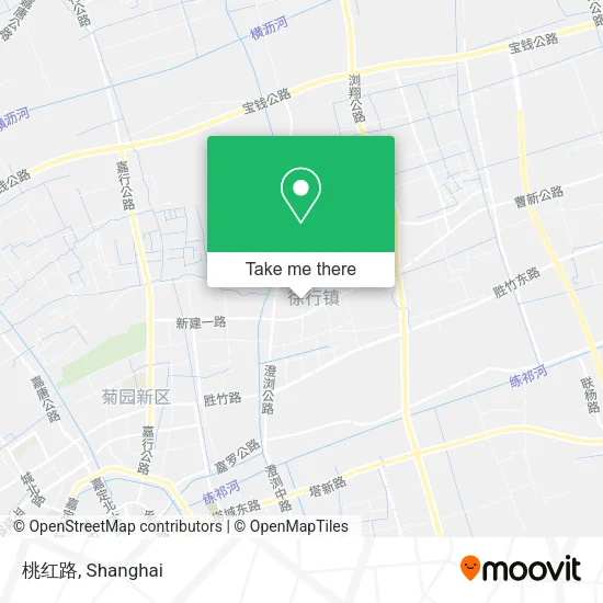 桃红路 map