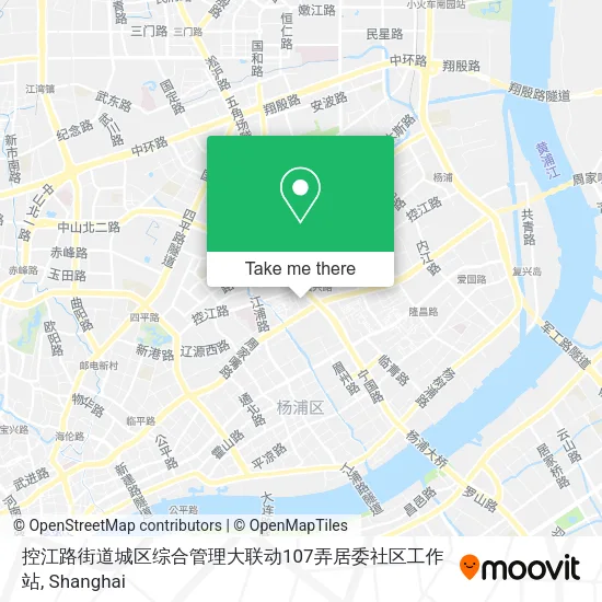 控江路街道城区综合管理大联动107弄居委社区工作站 map