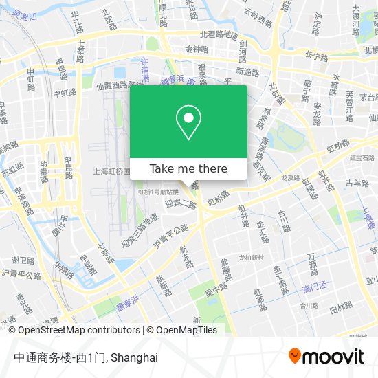 中通商务楼-西1门 map