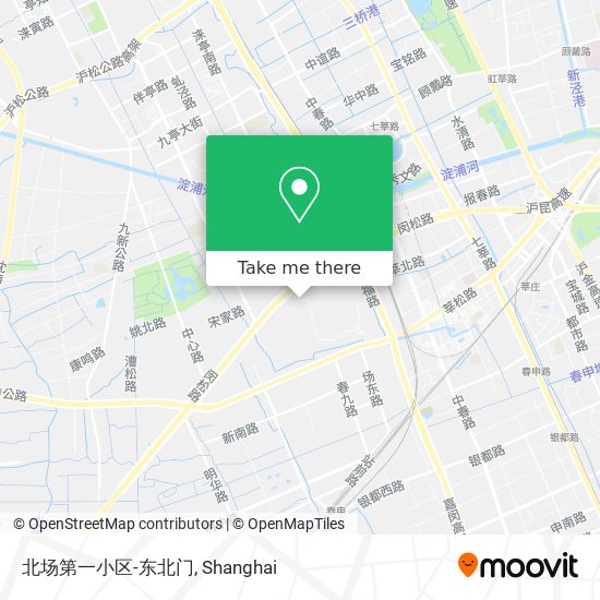 北场第一小区-东北门 map