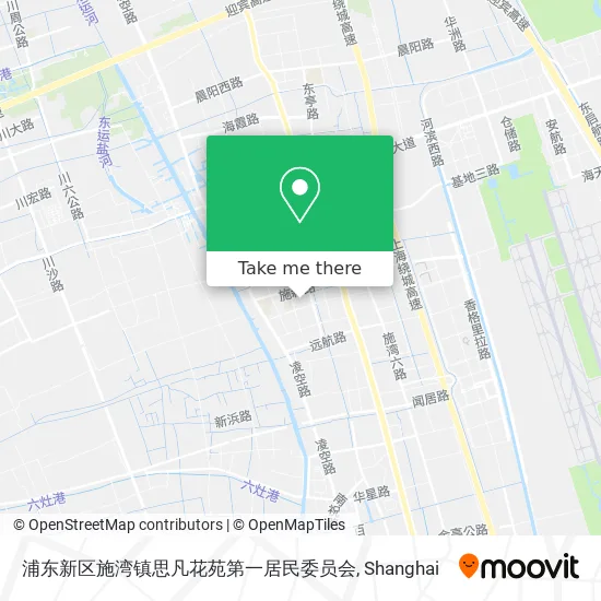 浦东新区施湾镇思凡花苑第一居民委员会 map
