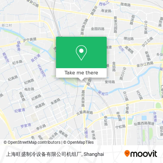 上海旺盛制冷设备有限公司机组厂 map