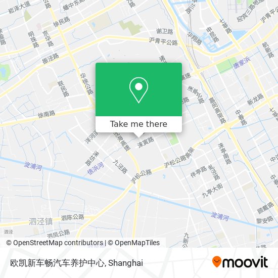欧凯新车畅汽车养护中心 map