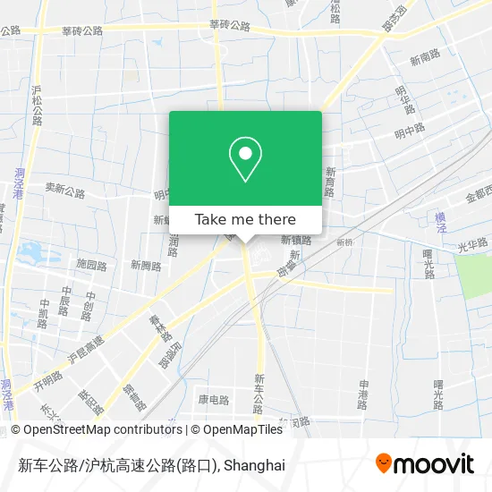 新车公路/沪杭高速公路(路口) map