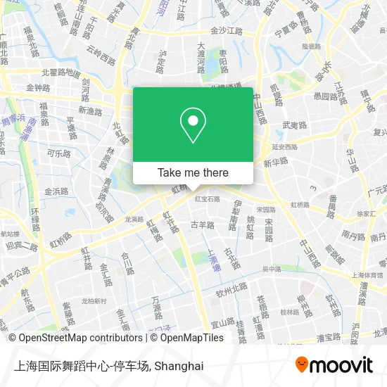上海国际舞蹈中心-停车场 map