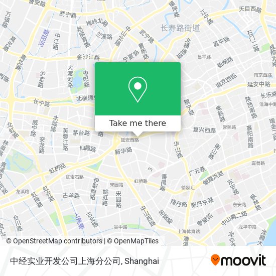 中经实业开发公司上海分公司 map