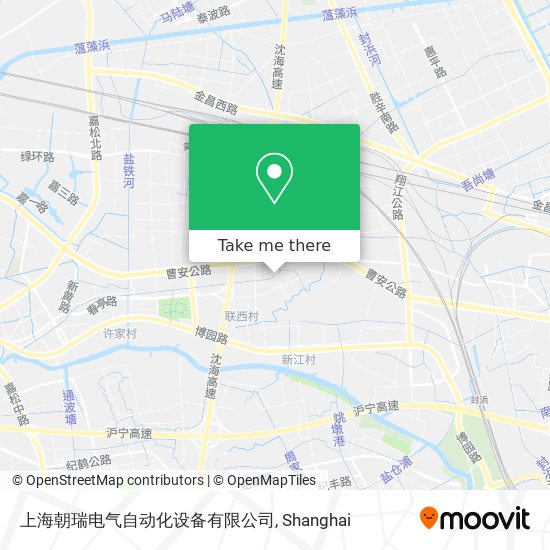 上海朝瑞电气自动化设备有限公司 map