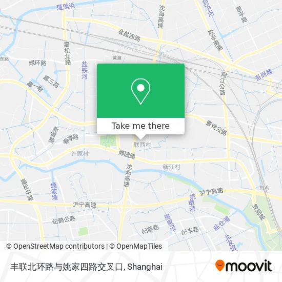 丰联北环路与姚家四路交叉口 map