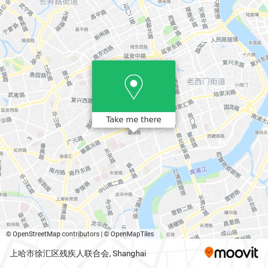 上哈市徐汇区残疾人联合会 map