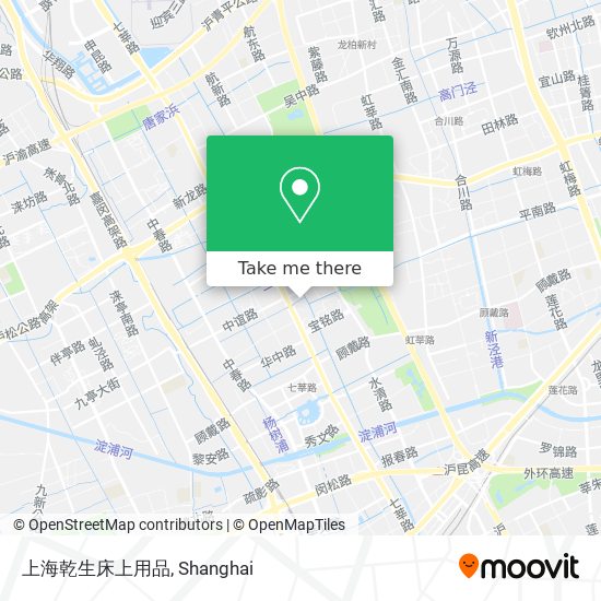 上海乾生床上用品 map