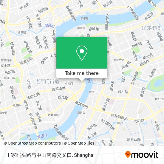 王家码头路与中山南路交叉口 map