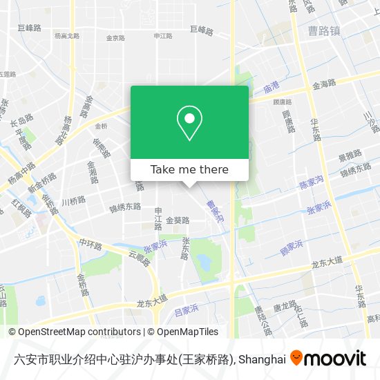 六安市职业介绍中心驻沪办事处(王家桥路) map