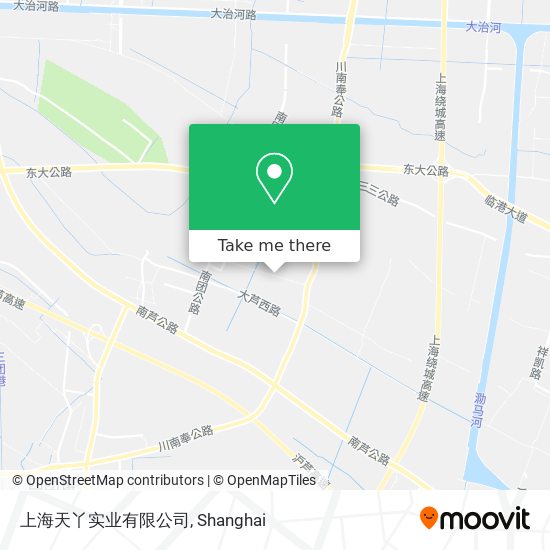 上海天丫实业有限公司 map