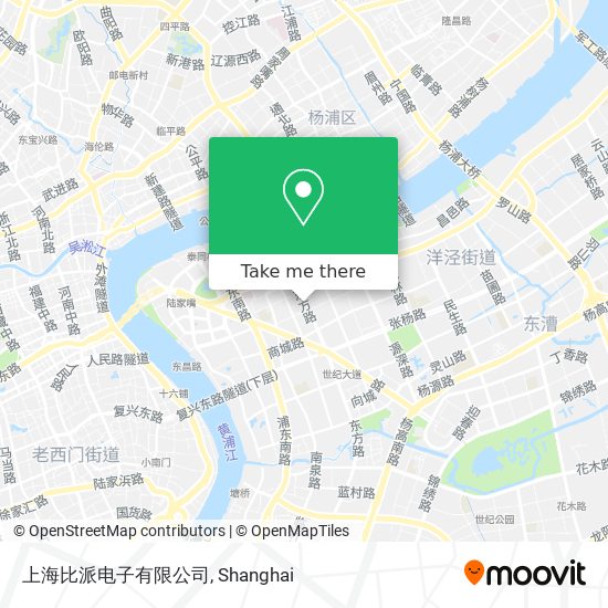 上海比派电子有限公司 map