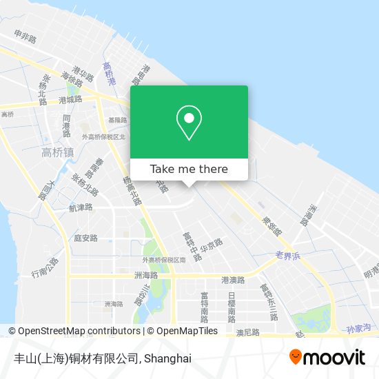 丰山(上海)铜材有限公司 map