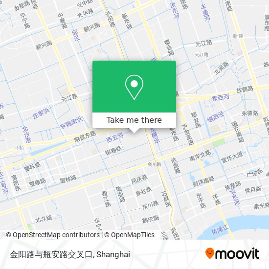 金阳路与瓶安路交叉口 map