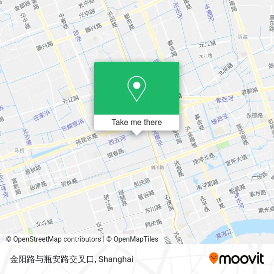 金阳路与瓶安路交叉口 map