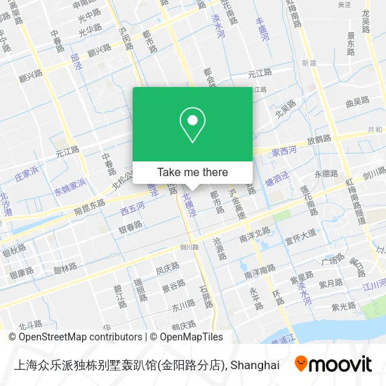 上海众乐派独栋别墅轰趴馆(金阳路分店) map