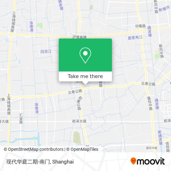 现代华庭二期-南门 map