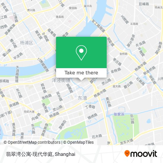 翡翠湾公寓-现代华庭 map