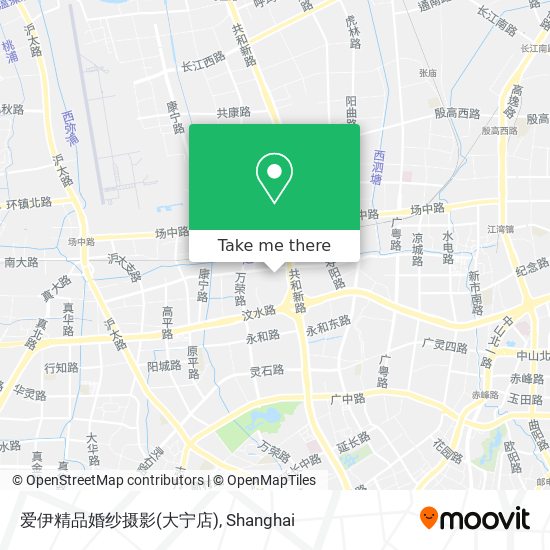爱伊精品婚纱摄影(大宁店) map