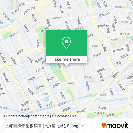 上海吉祥铝塑板销售中心(星北路) map