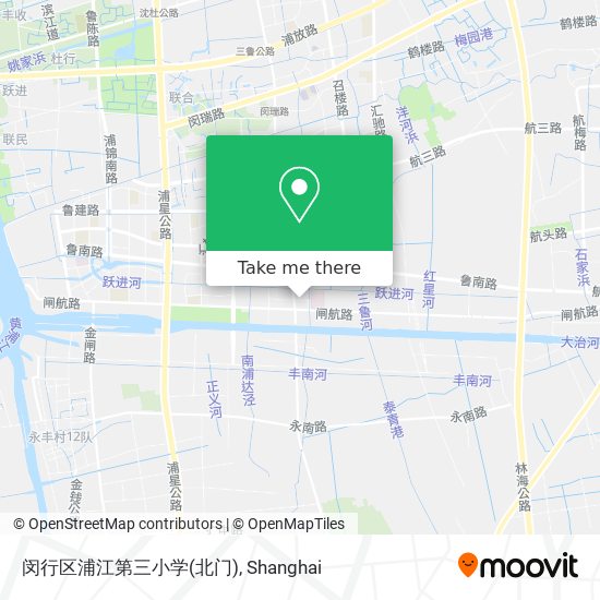 闵行区浦江第三小学(北门) map